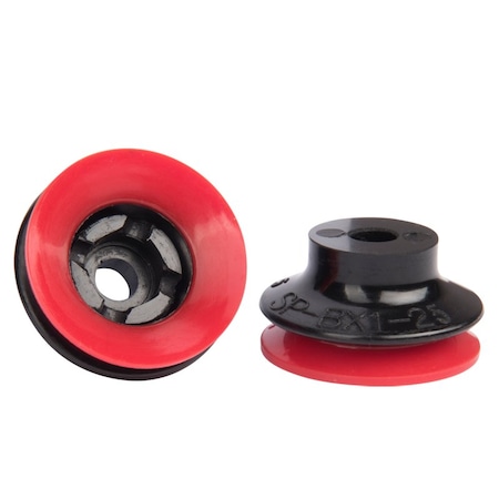 Fipa Bellows vacuum cup diam. 26 mm, Varioflex 30 Degrees/60 Degrees, fitting G1/8-male 22.026.256.16